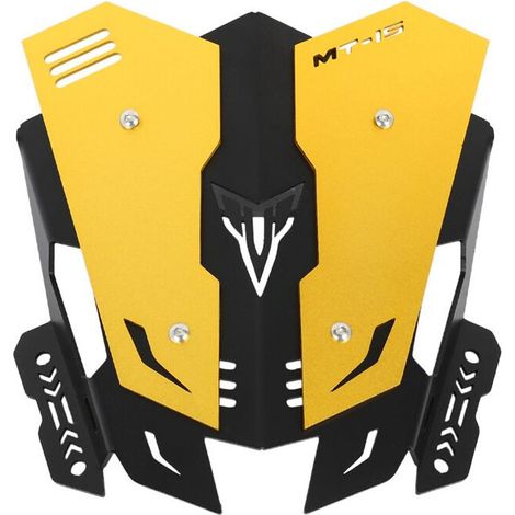 Kit parabrezza e accessori per parabrezza per moto MT15 2018-2020, colore oro. (1/3)