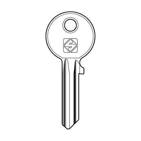 CLÉ EN LAITON POUR CYLINDRE CS7 - CISA