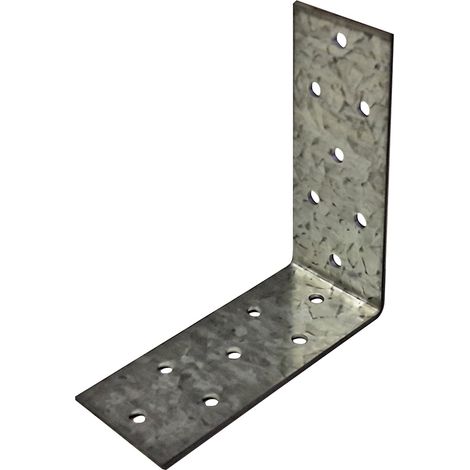 Giunto ad angolo forato 100 x 100 x 40 mm.