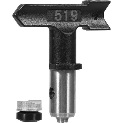 Buse Réversible Classique Airless Tip Pointe Pistolet Airless Buse de Pulvérisation Kit de Pistolet Aerografo Pistolet de Pulvérisation de Peinture d'acier de Tungstène Embout Accessoies (521) (1/4)