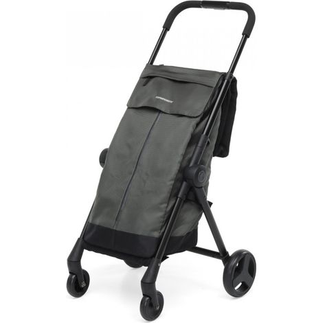 FOPPAPEDRETTI Foppapedretti Go Fast Carrello Portaspesa Pieghevole, Grigio (1/3)