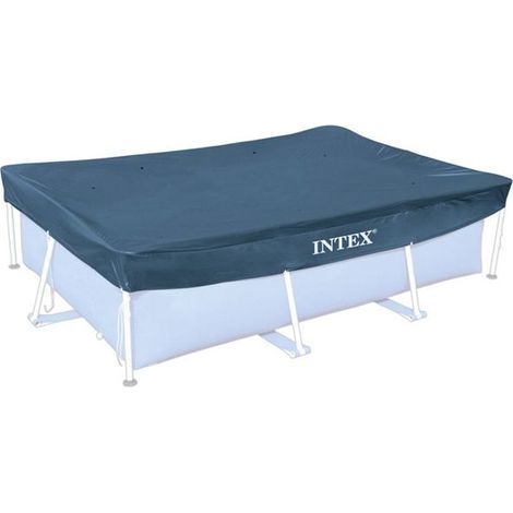 Bâche de piscine rectangulaire 260x160 cm – Épaisseur 0,175 mm – Pour piscine tubulaire – Corde d'accroche intégrée (1/5)