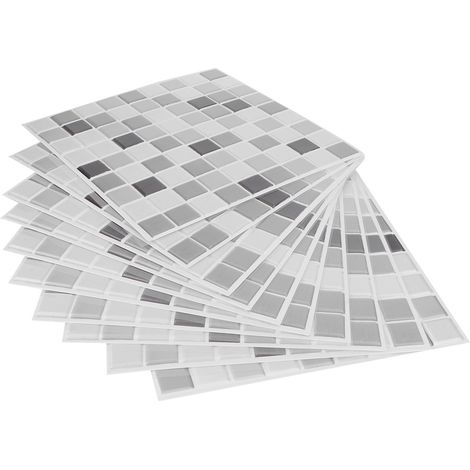 Décalque mural adhésif 3D PVC pour décoration intérieure, carrelage autocollant