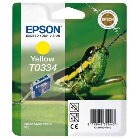 Cartucho tinta epson t033440amarillo stylus photo