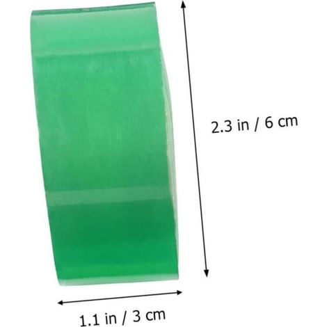 Lot de 2 rouleaux Bande De Greffage Auto-adhésive PVC Film Transparent Élastique pour Arboriculture Idéale pour Noix Agrumes Et Fruits à Noyau Lot (1/4)