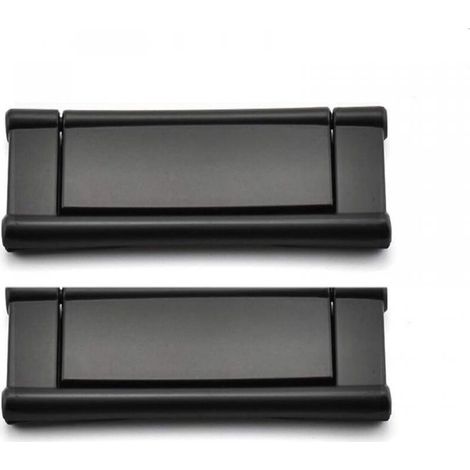Poignee de Meuble Cuisine, 64mm Poignées Invisibles pour Armoires de Cuisine, Tiroirs - Alliage de Zinc - Noir Mat - 2 pcs (1/4)