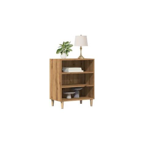 Buffet chêne artisanal 57x35x75 bois d'ingénierie (1/5)