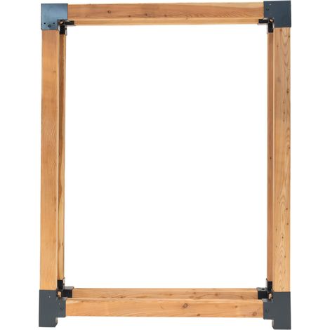 Westmann Kaminholzregal Michel XL, natur, XL (138 x 40 x 180 cm (B x T x H)) (1/5)