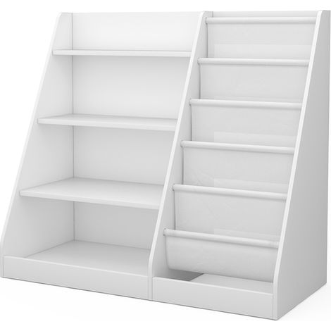 Étagère pour enfants Conny, Blanc, 90 x 80.5 cm avec de grandes étagères, Vicco (1/5)
