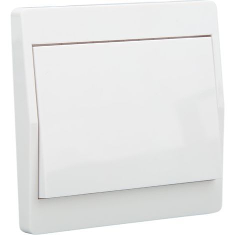 Interrupteur sans Fil 433MHz Autonome en Énergie, Télécommande Murale Blanche sans Pile (1/5)
