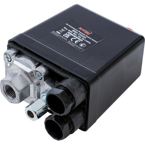 1 Pressostat De Compresseur D'air G1/4, 220v Monophasé, Réglage 6-8 Bar, Pour Pompe à Air