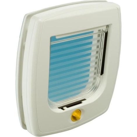 Ferplast SWING 3 Chatière pour chat et petit chien Ferplast SWING 3 avec fermeture à 4 voies. Variante - Misure: 22.5 x 5 x h 25.2 cm - Blanc