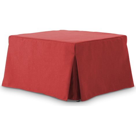 TIP-TOP Schlafhocker aus wasserfestem Stoff T13 73 cm rot (1/2)