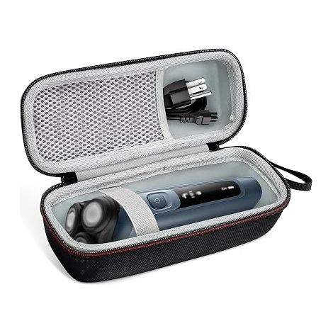 Organiseur de voyage, compatible avec les séries Philips 5000/6000 Tondeuse à barbe électrique rechargeable pour hommes, utilisable sur peau sèche ou humide, compatible avec les rasoirs électriques. (1/5)