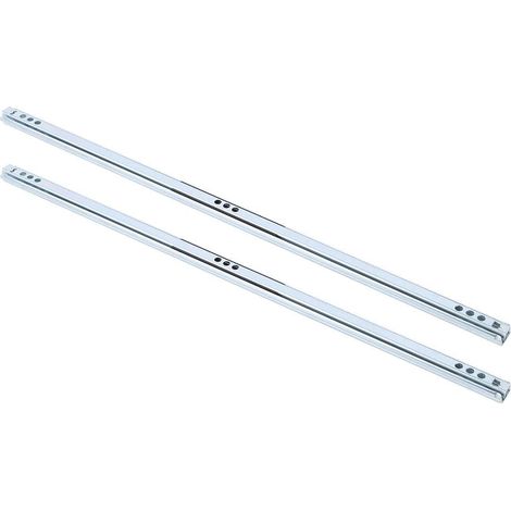 Lot de 2 glissières à billes en acier résistant la corrosion pour (1/5)