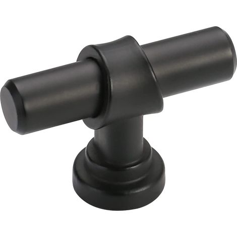 2 poignées de meuble, poignées de penderie, boutons et tirettes, alliage de zinc (trou unique)