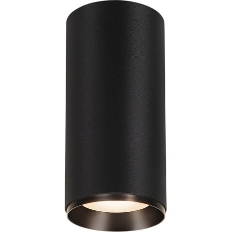 Plafoniera SLV Numinos 36 W max 3800 lm 4000 K nero 1005771 Ø 12 cm dimmerabile per soggiorno (1/3)