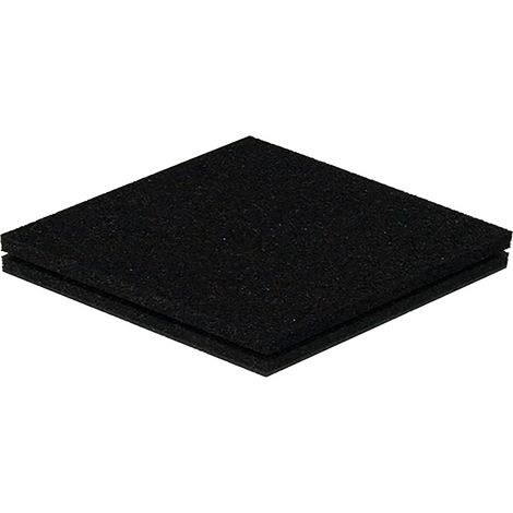 Rs Pro – Isolation phonique en polyéthylène (PE) 1m x 1m x 12mm – Isolation acoustique pour espaces confinés – Température max +110°C