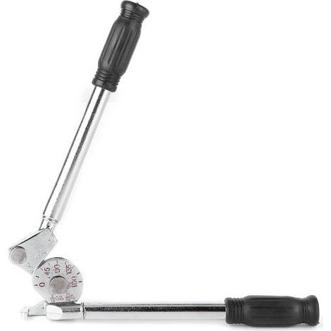 Yctze Bende de Tuyau de 5/16 Pouces avec Poignée en Plastique Premium, Outil de Flexion à 180 Degrés, Acier et Matériau en Alliage en Aluminium pour Cuivre, Tube en Aluminium. (1/4)