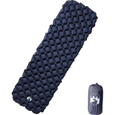 Aufblasbare Isomatte Grau 190x58x6 cm