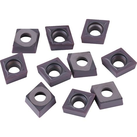 10 inserts en carbure CCMT09T304 VP15TF pour tour à métaux, coffret de rangement (1/5)