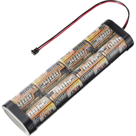 Reely Pack de batterie (NiMh) 9.6 V 2400 mAh Nombre de cellules: 8 Sub-C Sub-C stick Graupner X946902 (1/3)