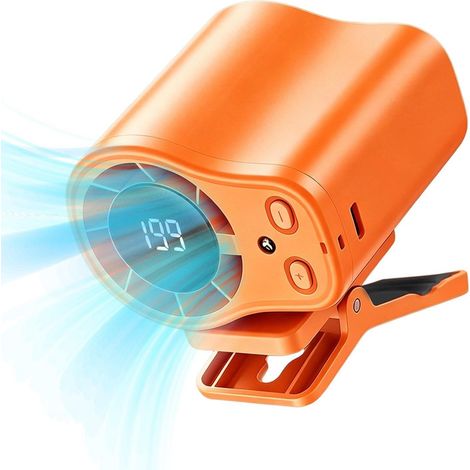 Ventilateur voiture clip – Semi-conducteur – 21h – Silencieux – Anti-secousses – Clip réglable – Rafraîchissement instantané – Conduite (1/4)