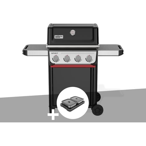 Barbecue à gaz Spirit E-410 + Kit de préparation et de service - Weber