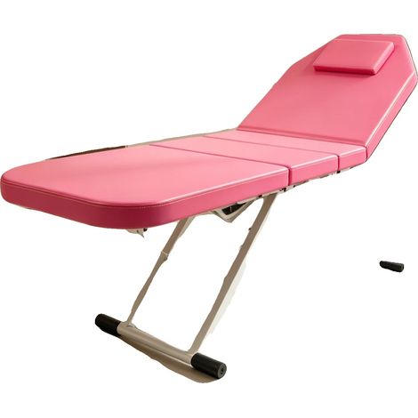 Table de massage, surface en PU, design pliable, capacité de charge de 200-250 kg, taille 1806060 cm, coussin ajustable (1/5)