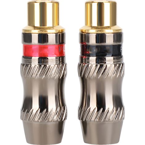 2 pièces connecteur RCA femelle plaqué or en alliage de zinc pour câble audio DIY et prolongateur (1/5)