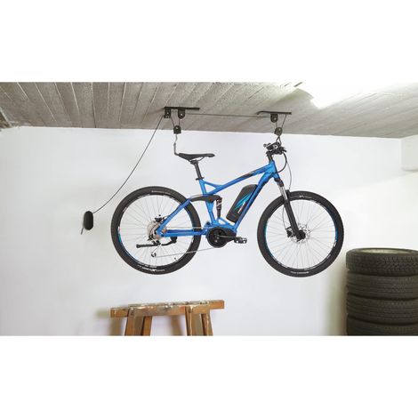FISCHER FAHRRAD 50386:FISCHER Sollevatore a soffitto Numero posti parcheggio=1 Nero