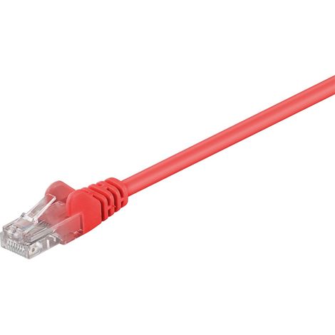 Goobay 1.5m CAT5-150 cable de red Rojo 1,5 m Cat5e