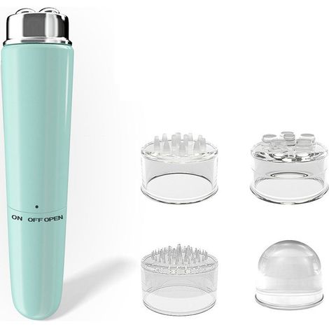 Masseur facial électrique 4 en 1 (vert)-AquaForge (1/5)
