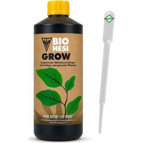 Hesi Bio Grow 1 Liter Organischer Wachstumsdünger Bio Dünger Pflanzenpflege (1/4)