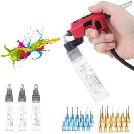 BUNTHAUS PT AB Aérographe à changement de couleur rapide sans lavage avec support de marquage pour modèles, outils de peinture, loisirs, bricolage, outils de bricolage (1/5)