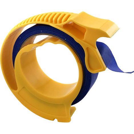Ruban de masquage et dérouleur inclus : ruban adhésif souple, imperméable et résistant de 25 mm de large, avec applicateur pour la décoration. (1/5)