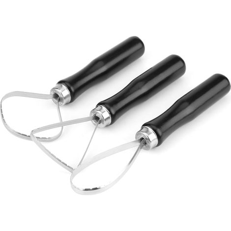 JR2-13/ Ensemble de 3 couteaux à dents pour la sculpture sur argile et la poterie (1/5)