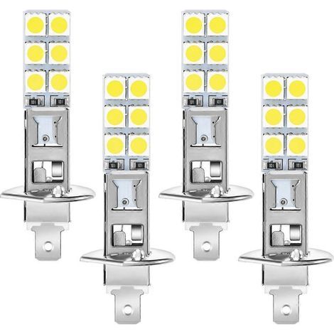 Private Label-Kit de 4 ampoules LED H1 6000K Super White 80W pour phares antibrouillard