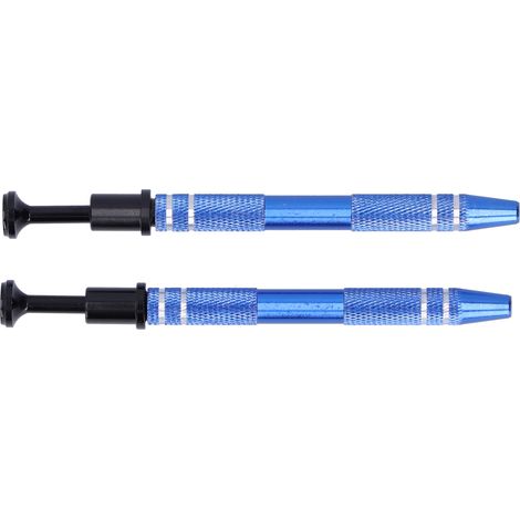 Lot de 2 pinces à bijoux 4 griffes, outil de préhension perles, attrape-billes, pince à piercing, extracteur de perles (1/5)