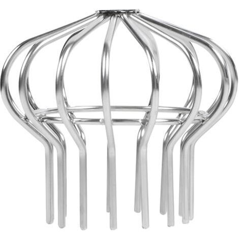 Couvercle de Drain de Plancher de Balcon en Acier Inoxydable 304 Couvercle de Filtre Anti-Blocage de Toit de Seau d'eau de Pluie de Toit,Suitable for 110mm Tube (1/5)