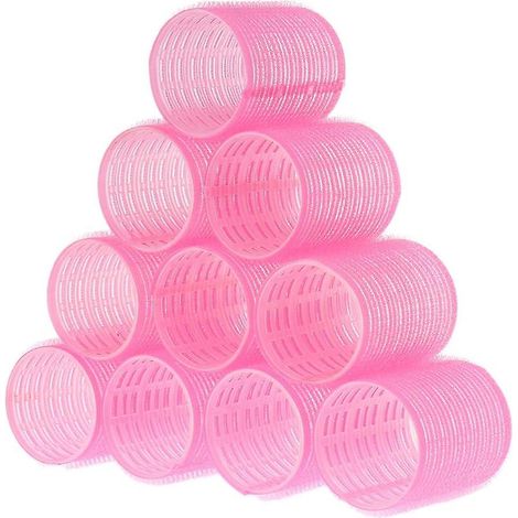 Ensemble de 12 bigoudis auto-agrippants pour une coiffure et des boucles de qualité professionnelle