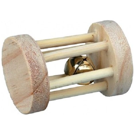 Playing roll, wood, ø 3.5 × 5 cm