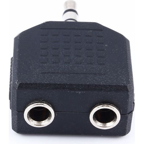 Adaptateur Double Prise Jack 3.5mm - Diviseur Audio pour Deux Paires d'Écouteurs ou Casques (1/5)