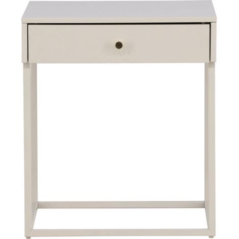 Bakal table de nuit 1 tiroir beige. (1/5)