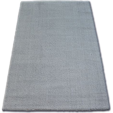 Teppich SHAGGY MICRO Silber grey 60x100 cm