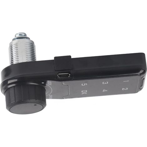 Mot De Passe Électronique Serrure D'Armoire, Combinaison De Code Numérique Touch Keypad Keyless Lock Consigne De Sécurité Intelligente Pour Letter Box Drawer Gym Spa(L = 30 Mm) (1/5)