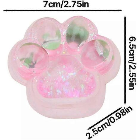 Riesige, handgefertigte Katzenpfote aus Tabak, ein Squishy für Kinder und Erwachsene – SD