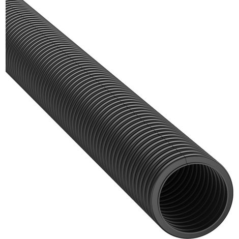 PANDUIT CLT75F-C20 TUBE ONDULÉ AVEC FENTE POUR MÉTIER À TISSER NOIR 30,5 M