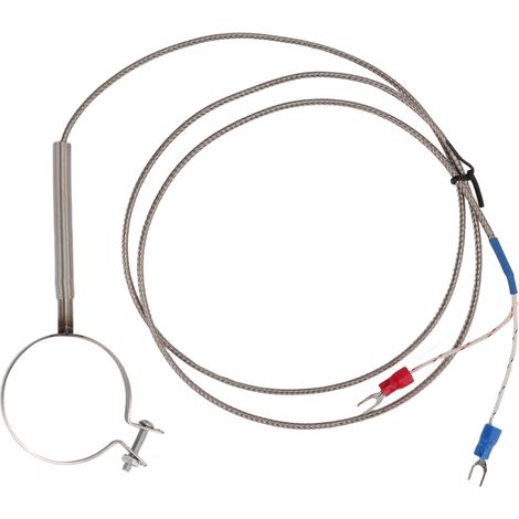 Sonde de température multi-tailles à fil thermocouple haute sensibilité et large plage de mesure (0-400 °C) pour l'industrie (1 mètre). (1/5)