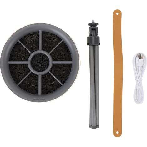 Hotte aspirante de bureau portable et lavable, angle réglable, 3 vitesses, ventilateur extracteur pour la maison, la cuisine, le barbecue, utilisation intérieure et extérieure, couleur beige. (1/5)